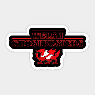 Welsh Ghostbusters Sticker